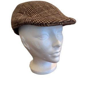 Westend Men's Ivy Cap Flat Cap Brown Plaid Preppy Peaky Blinders Hipster Classic